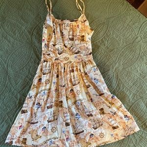 Retrolicious Treasure Island cotton pirate pinup dress